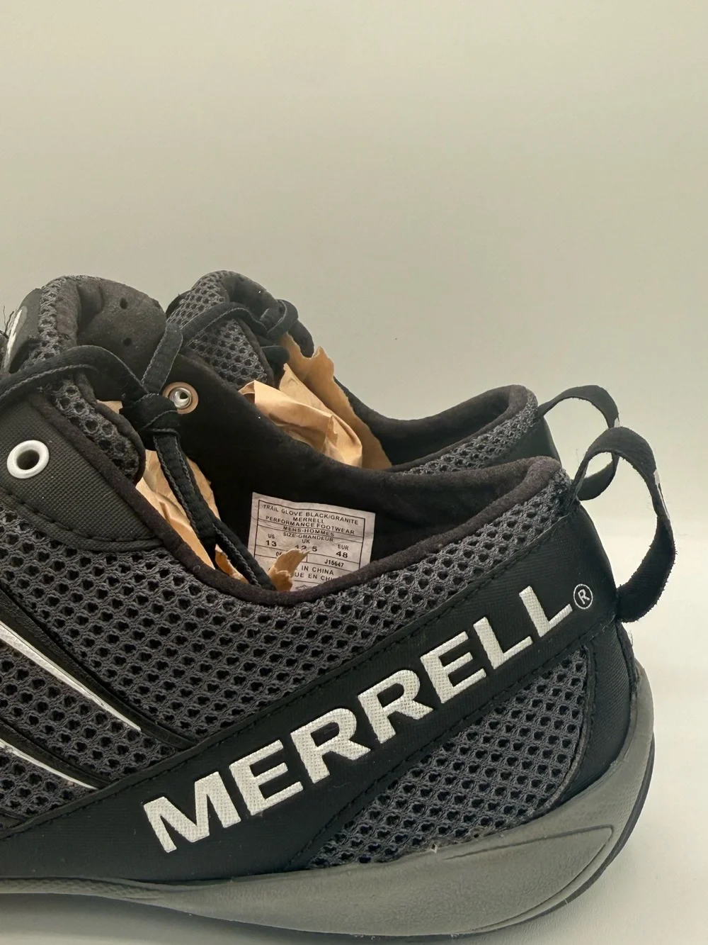 Merrell Trail Glove Barefoot Minimalist Trail Running Hiking Shoes Vibram Men 13